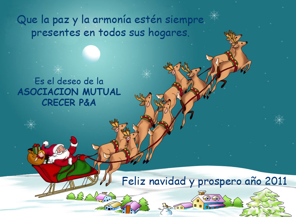 Feliz navidad y prospero año 2011